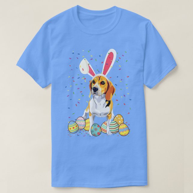 Womens Dog Mum Presents Cute Bunny Dachshund Eggs  T-Shirt (Design Front)