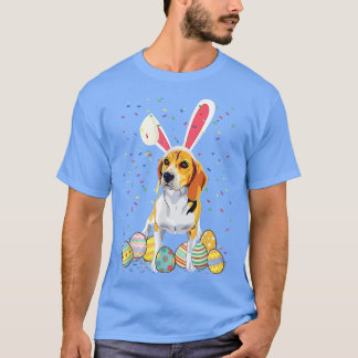 Womens Dog Mum Presents Cute Bunny Dachshund Eggs  T-Shirt