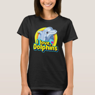 Womens Dolphins Kids Boys Girls T-Shirt