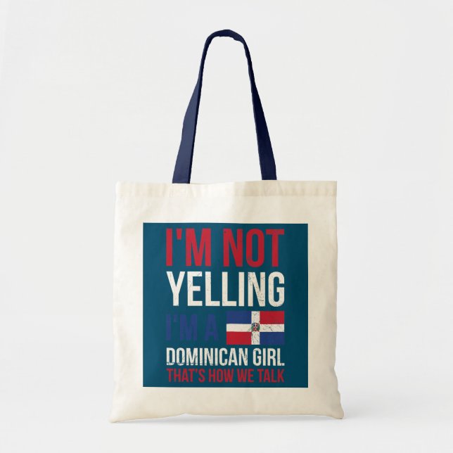 Womens Dominican Pride Design for a Proud Tote Bag (Front)