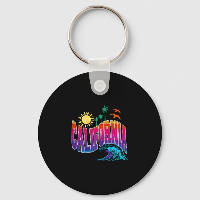 Women's don't make flip witch switch halloween key ring (Front)