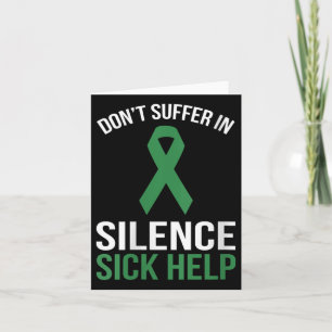 Womens Dont Suffer In Silence Sick Help - Mental H Card