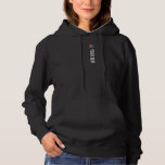 Womens Double Sided Black Hoodie Add Image Text<br><div class="desc">Womens Double Sided Black Hoodie Add Image Logo Text Here Clothing Apparel Template Personalised Women's Hooded Sweatshirt.</div>