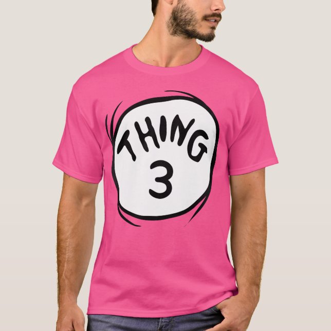 Womens Dr. Seuss Thing 3 Emblem T-Shirt (Front)