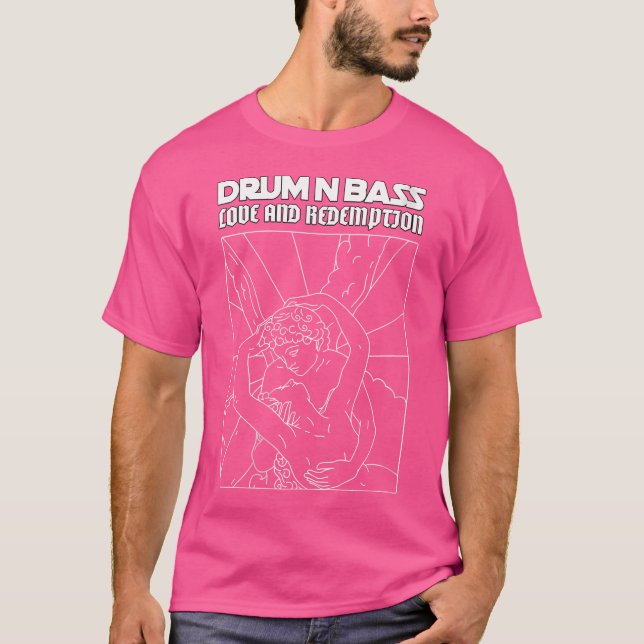 Womens Drum And Bass Love 174 Bpm Dnb Festival Liq T-Shirt (Front)