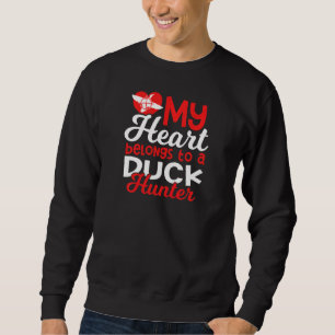 Womens Duck Hunters Wife Hunting  Women Duck Hunt Sweatshirt