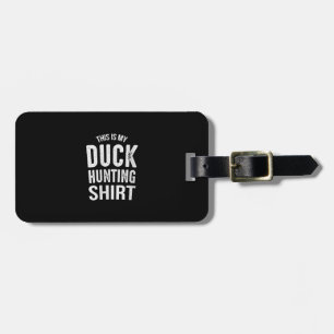 Womens Duck Hunting Gift My Dog Walking Luggage Tag
