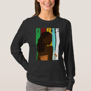 Womens Dy Black Nurse Week 2022 Costume Black Hist T-Shirt