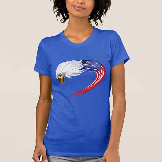 Women's Eagle Flag T-Shirt (Front)