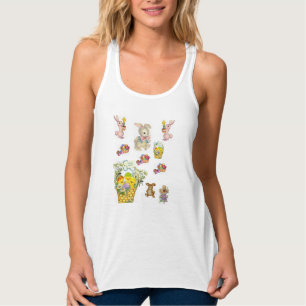 womens easter tank top shirt