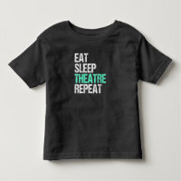 Womens Eat Sleep Theatre Repeat Funny Actor Actres