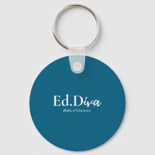 Womens edd doctor of education edd diva doctorate key ring