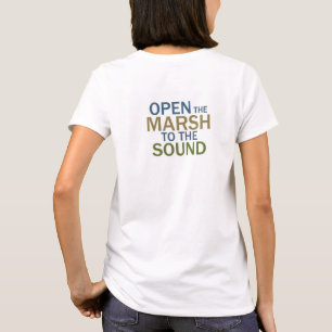 WOMEN'S Edmonds Marsh SALMON T-shirt 2 with Back