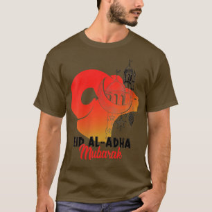 Womens Eid Al Adha Mubarak Kareem Funny Happy Eid  T-Shirt