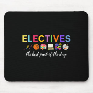 Womens Electives The Part Of The Day V-neck  Mouse Pad