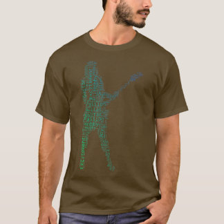 Womens Electric Guitar  T-Shirt