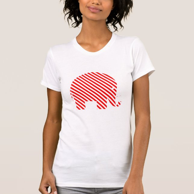Womens Elephant T-Shirt (Front)
