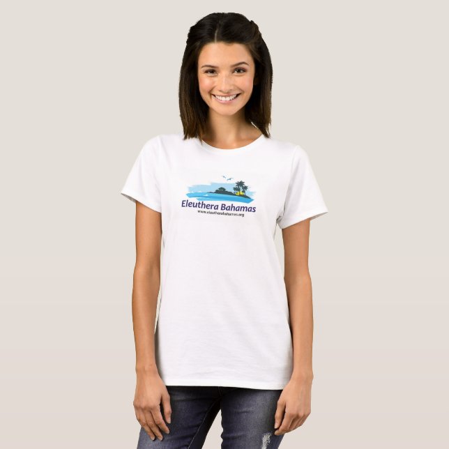 Women's Eleuthera Bahamas Front Logo T-shirt (Front Full)