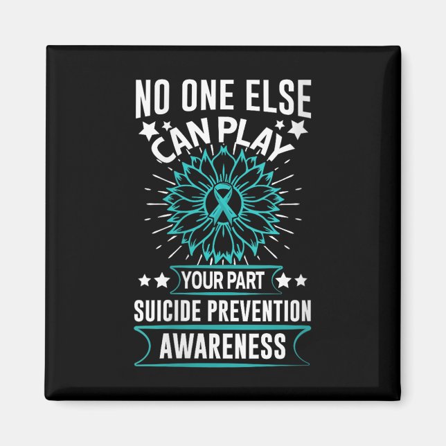 Womens Else Can Play Your Part Suicide Prevention  Magnet (Front)