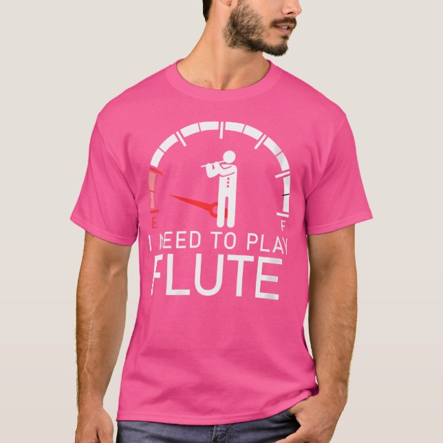 Womens Empty I Need To Play Flute Tee Shirt 	 	 Lo (Front)