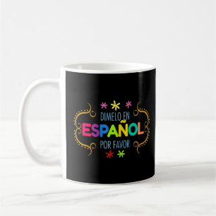 Womens En Espanol Por Favour Spanish Bilingual Tea Coffee Mug