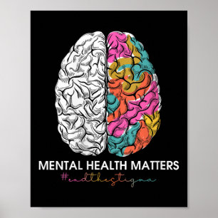 Womens End The Stigma Mental Health S Mental Healt Poster