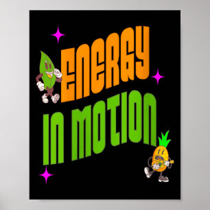 Womens Energy In Action Fun Trocal Active Lifestyl Poster