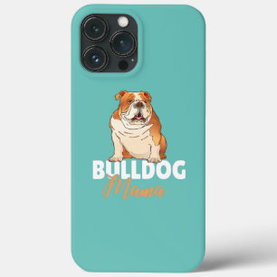 Womens English Bulldog Mama Cute Dog Lover Mom iPhone 13 Pro Max Case