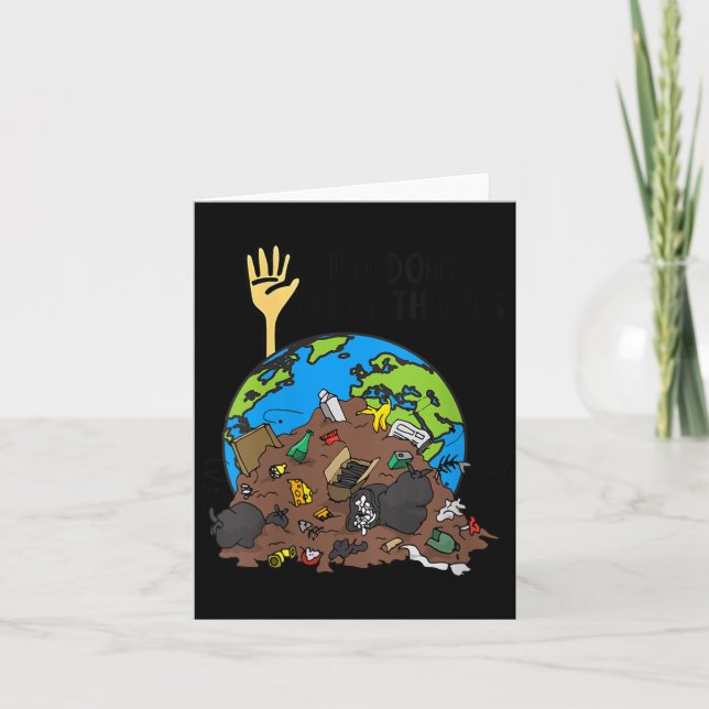 Womens Environmental Protection 55th Earth Day Card (Front)