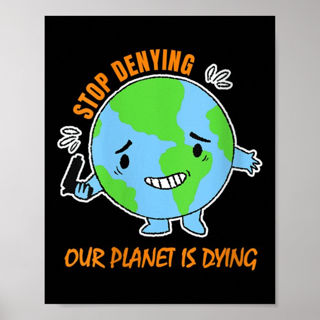 Womens Environmental Protection Climate Change Poster (Front)