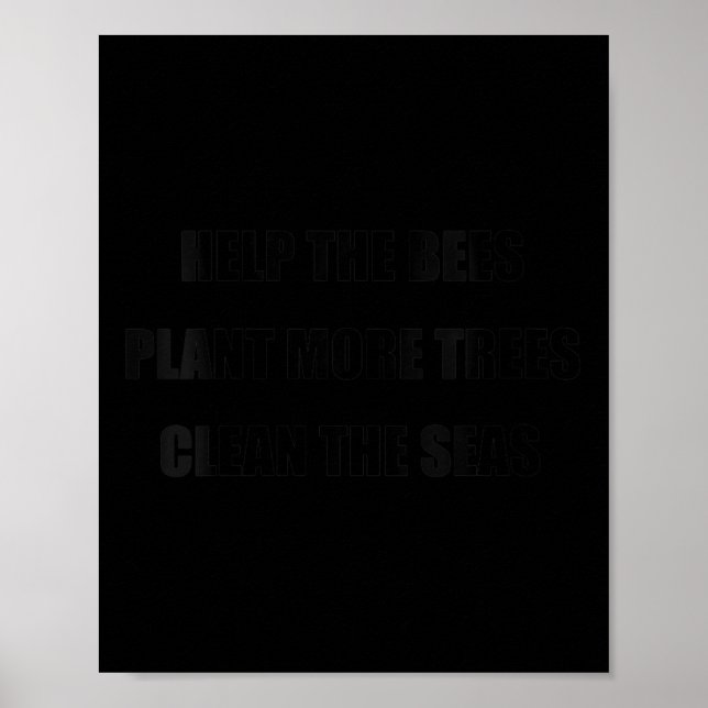 Womens Environmental Protection - Save The Bees, Poster (Front)