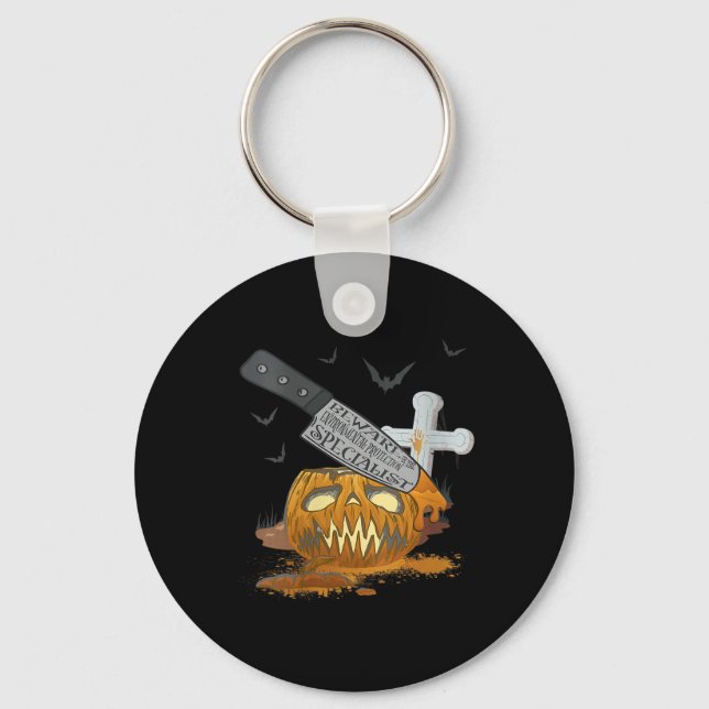 Womens Environmental Protection Specialist Funny Key Ring (Front)