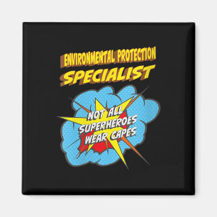 Womens Environmental Protection Specialist Funny Magnet