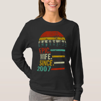 Womens Epic Wife Since 2007 T-Shirt
