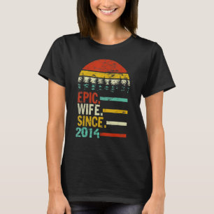 Womens Epic Wife Since 2014 T-Shirt
