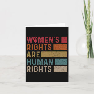 Women's Equality Rights Are Human Rights 2  Card