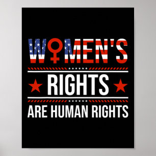 Women's Equality Rights Are Human Rights  Poster