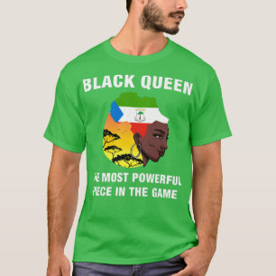 Womens Equatorial Guinean Queen Black History Equa T-Shirt
