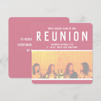 Women's Event Invitation in Pink and Yellow