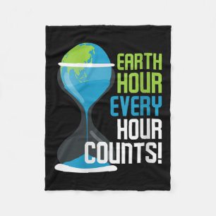 Womens Every Hour Counts Environmental Protection Fleece Blanket