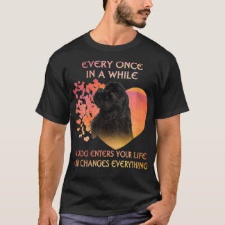 Womens Every Once In A While American Cocker Spani T-Shirt