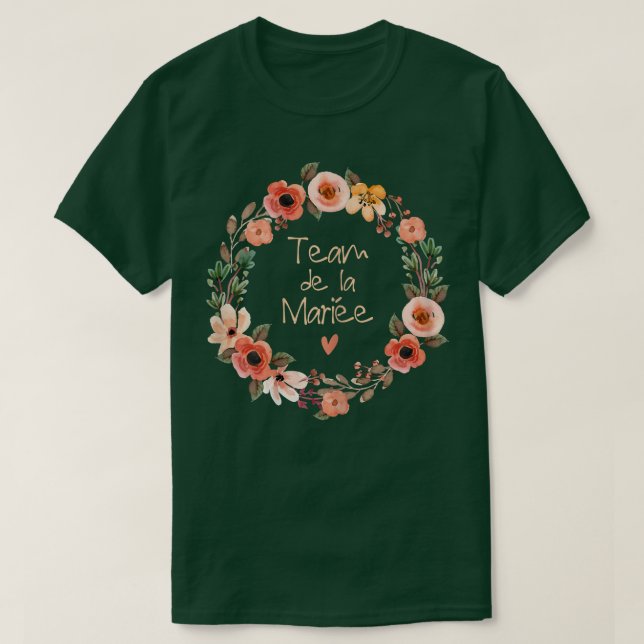 Womens EVJF Personalised Team Bride Bride Crown Te T-Shirt (Design Front)