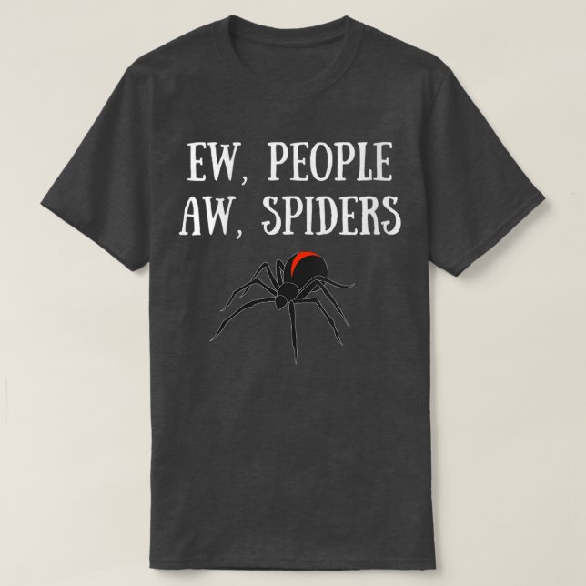 Womens EW PEOPLE AW SPIDERS FUNNY SPIDER LOVERS AR T-Shirt (Design Front)