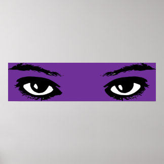 womens eyes poster