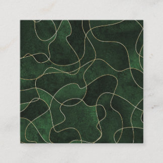 Women's Fabric Design Square Business Card