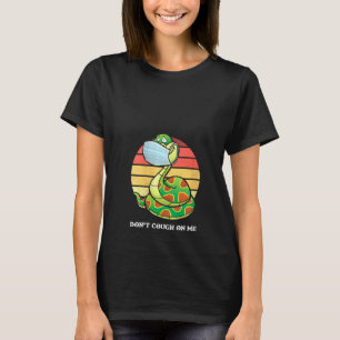 Womens Face Mask Retro Snake Snakes Serpent Animal T-Shirt