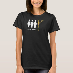 Womens Falconry Ornithology Birder Falconer Normal T-Shirt