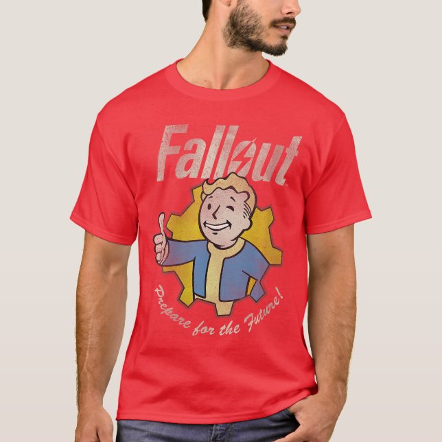 Womens Fallout Video Game Prepare for the Future V T-Shirt (Front)