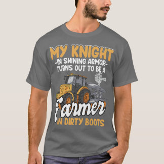 Womens Farmer Wife Farmer Girlfriend  T-Shirt