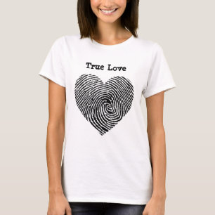 Women's Fashion Graphic Novelty TRUE LOVE T-Shirt